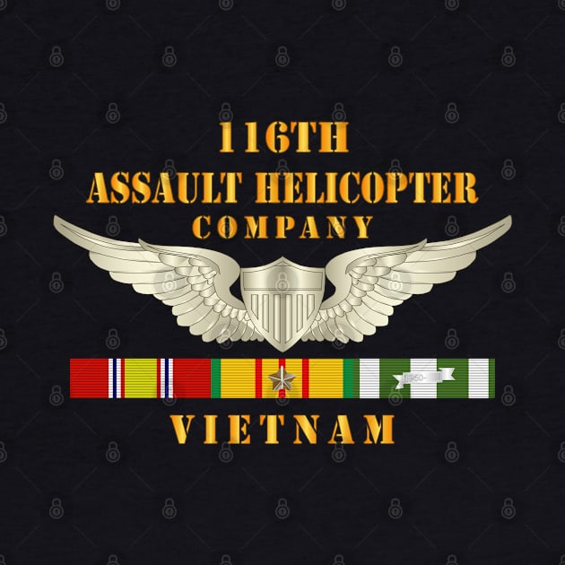 POCKET - 116th Assault Helicopter Co w  Aviator Badge w VN SVC x 300 by twix123844